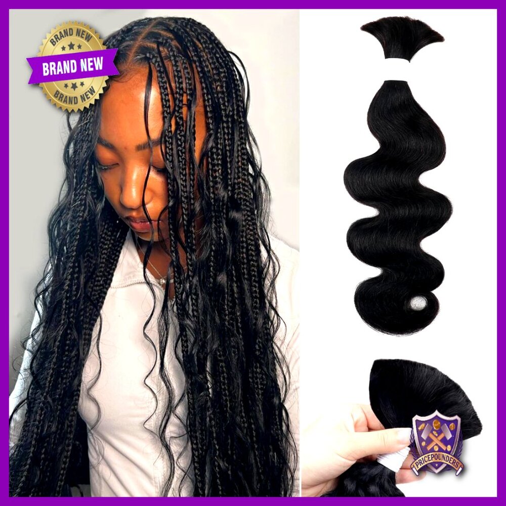 20 Inch Brazilian Human Hair Bundle 100g Body Wave for Braiding